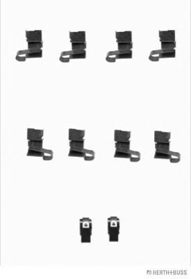 HERTH BUSS JAKOPARTS j3668008 -  Комплектующие, колодки дискового тормоза